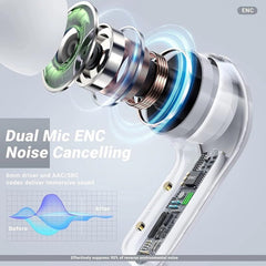 Rock Music WH-305 Clear Series Wireless Earbuds
